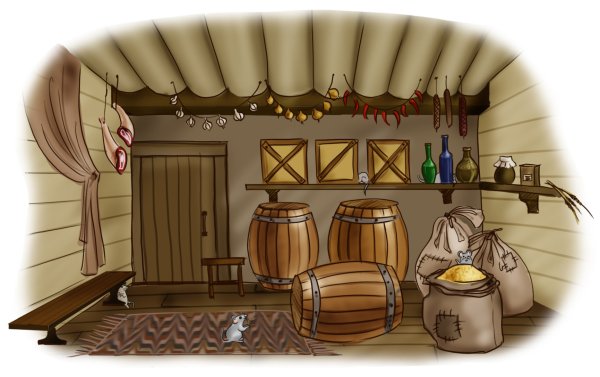 Винный погреб иллюстрация
