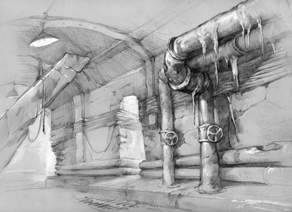 Подвал мультяшный