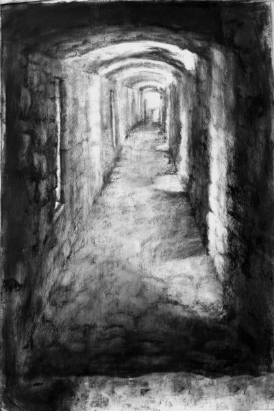 Погреб для вина рисованный