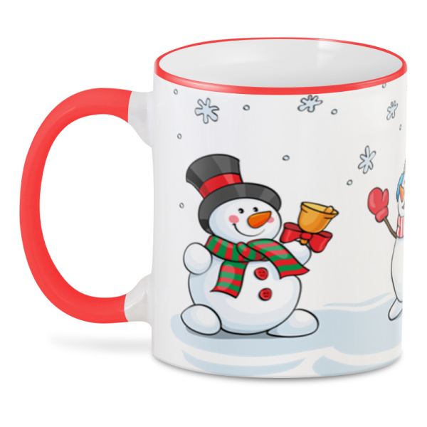 Детские новогодние чашки