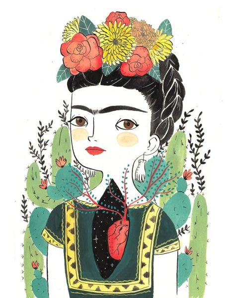 Фрида Кало иллюстрации
