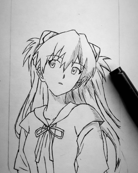 Аска Лэнгли скетч