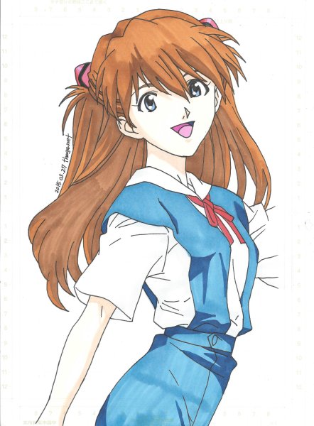 Аска Евангелион в полный рост