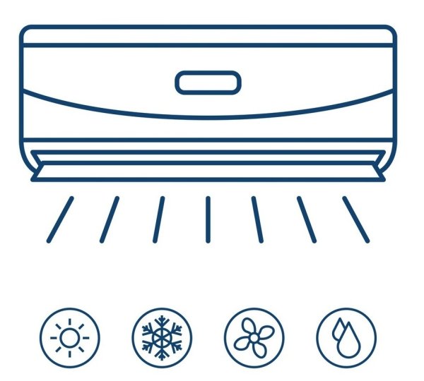 Нарисованный кондиционер