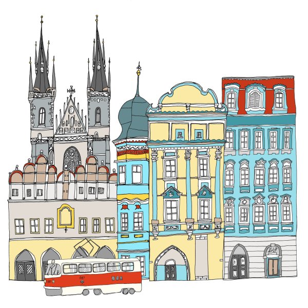 Город рисунок