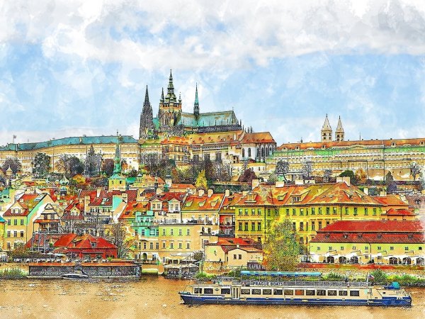 Картина Прага
