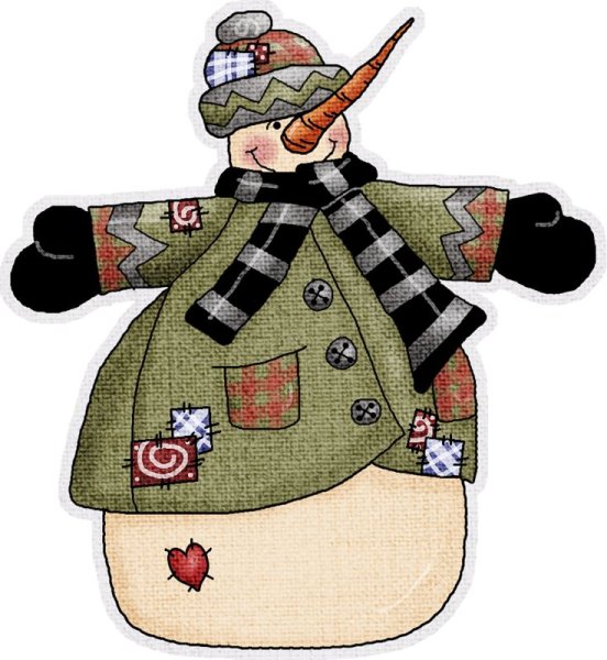 Снеговик в военной форме