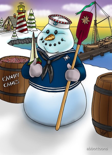 Снеговик в военной форме