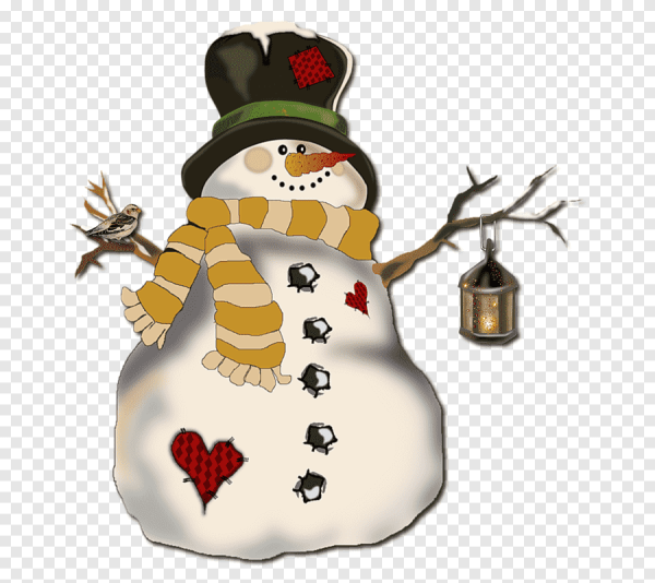 Новогодний Снеговик