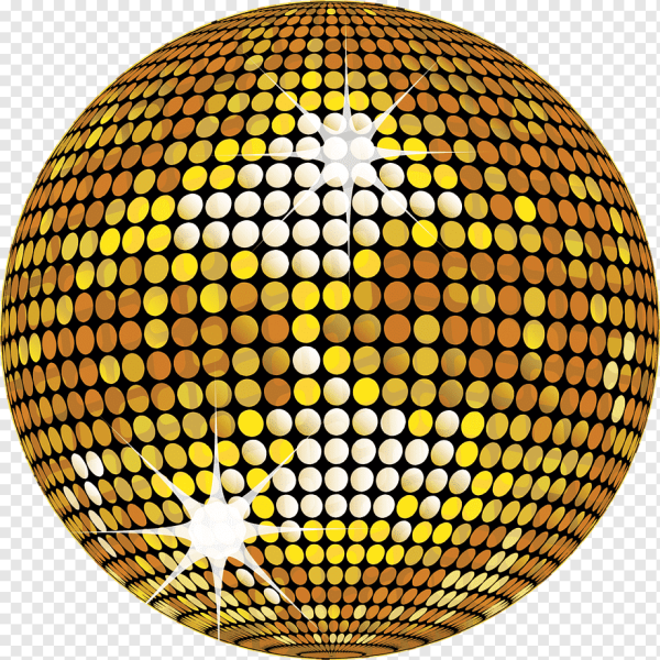 Зеркальный шар без фона