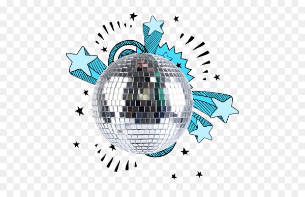 Диско надпись на прозрачном фоне