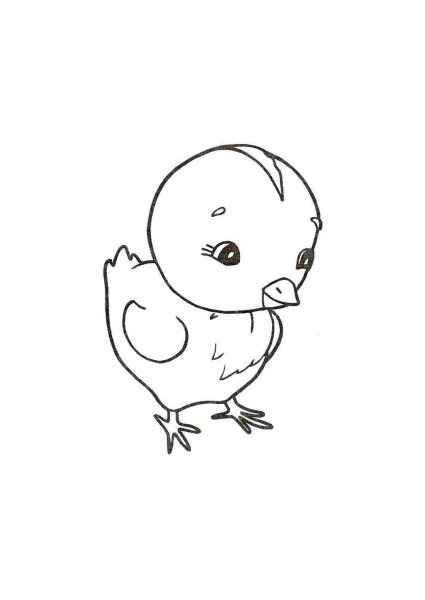 Цыпленок мультяшный