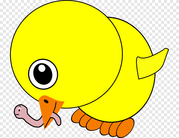 Нарисовать птенца