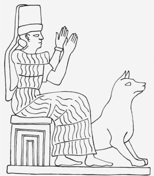 Шумерская богиня Гула