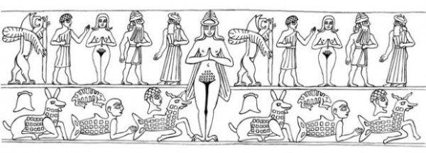 Шумерские изображения людей