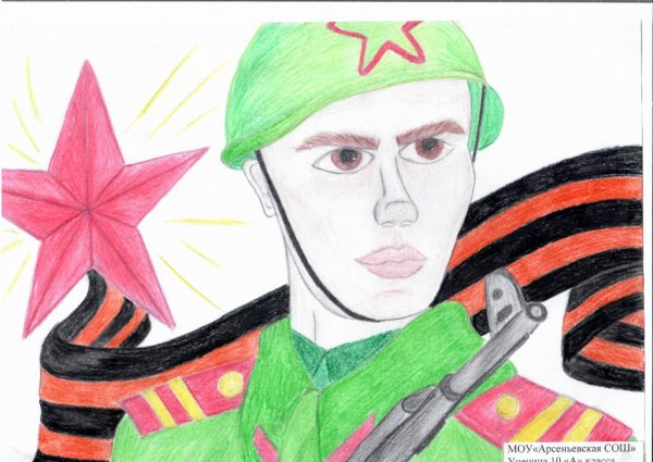 Рисунок на тему есть такая профессия родину защищать