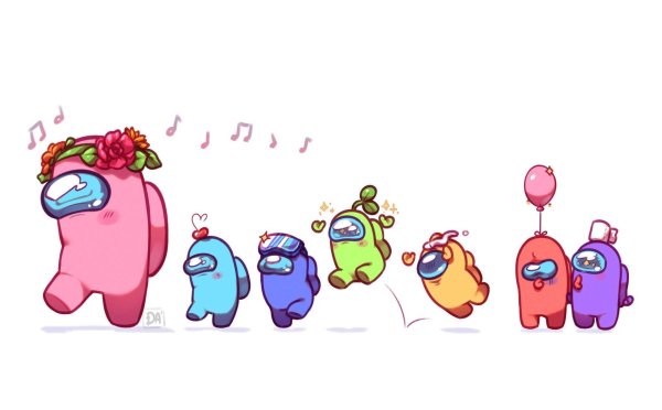 Among us персонажи космонавты