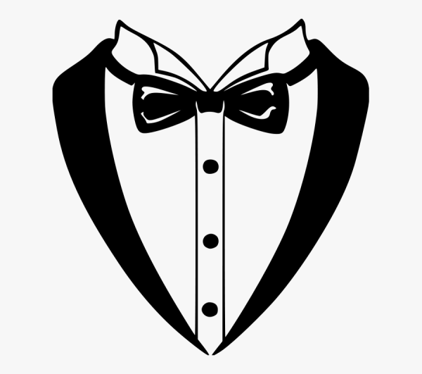 Смокинг нарисованный