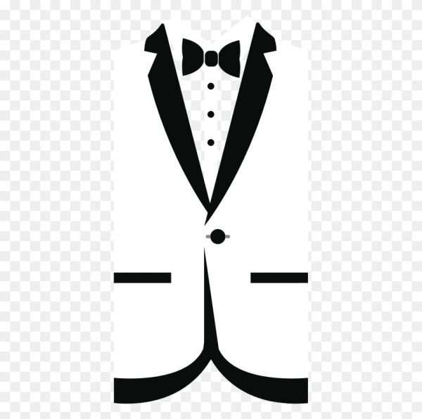 Трафарет смокинга