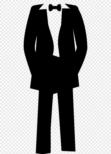 Смокинг нарисованный