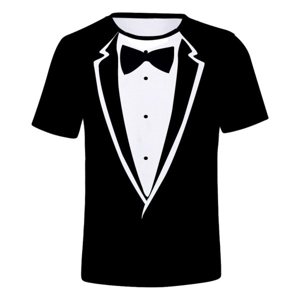 Футболка принт галстук