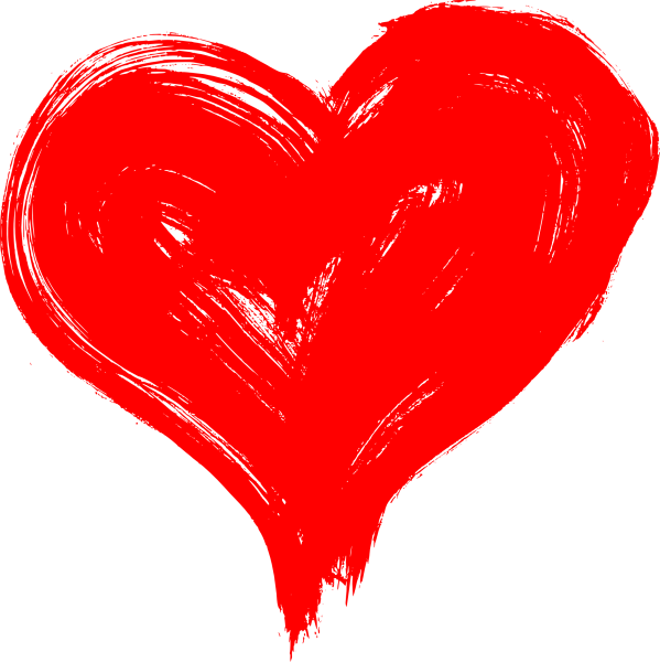 С красным сердцем