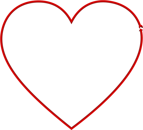 Сердце шаблон