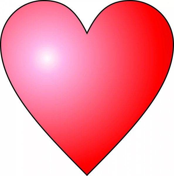 Цветные сердечки