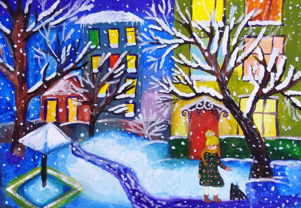 Зимний дворик