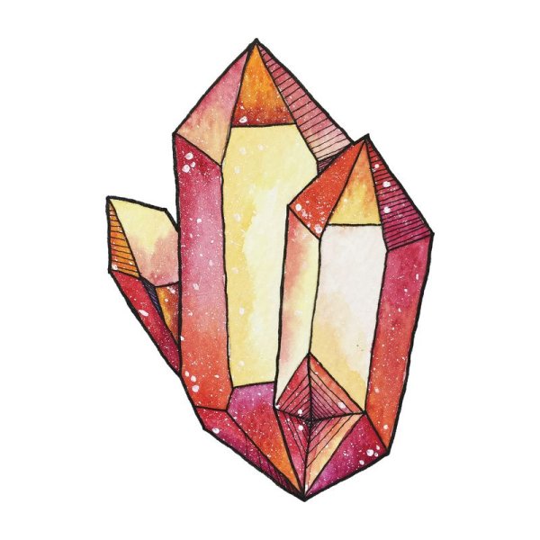 Кристалл для срисовки