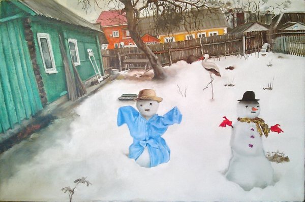 Зимний дворик для детей