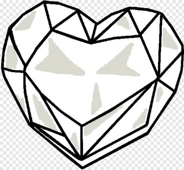 Кристальное сердце рисунок