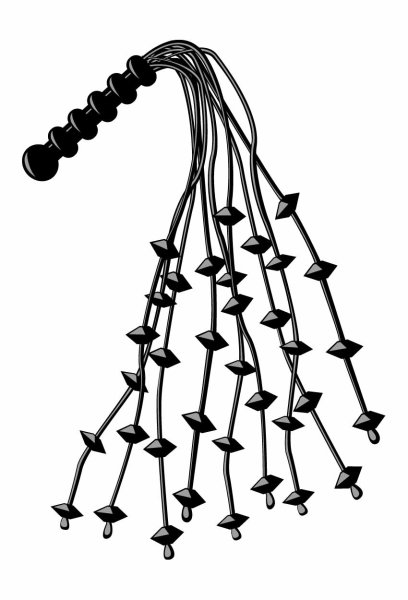 Плетка с шипами для пыток