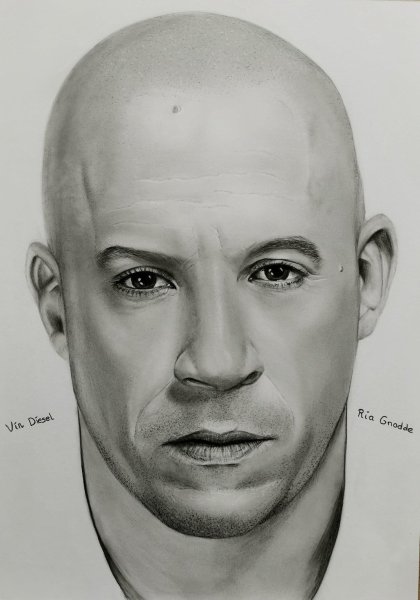 Вин дизель портрет