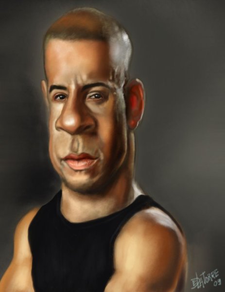 Доминик Торетто рисунок