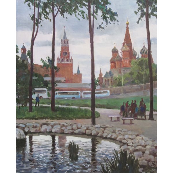 Картины маслом Царицыно художник Лаповок Владимир