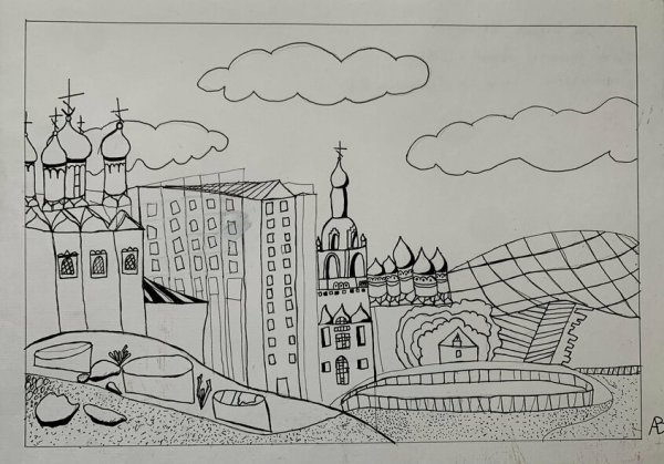 Зарядье зарисовки