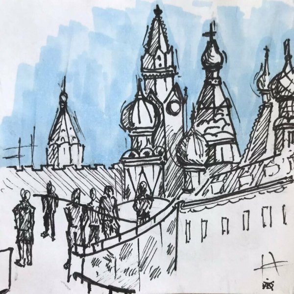 Зарядье зарисовки