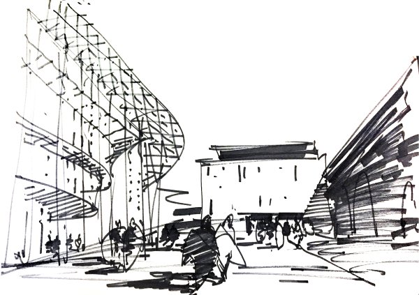 Парк Зарядье чертежи