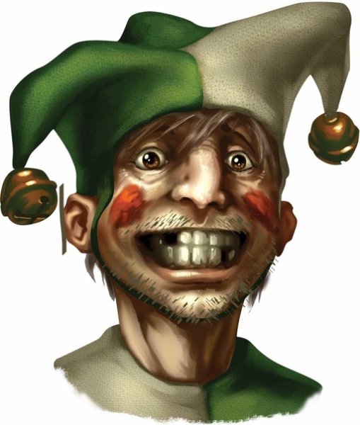 Шут гороховый рисунок