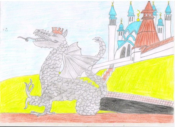 Символ Казани Зилант Легенда дракон