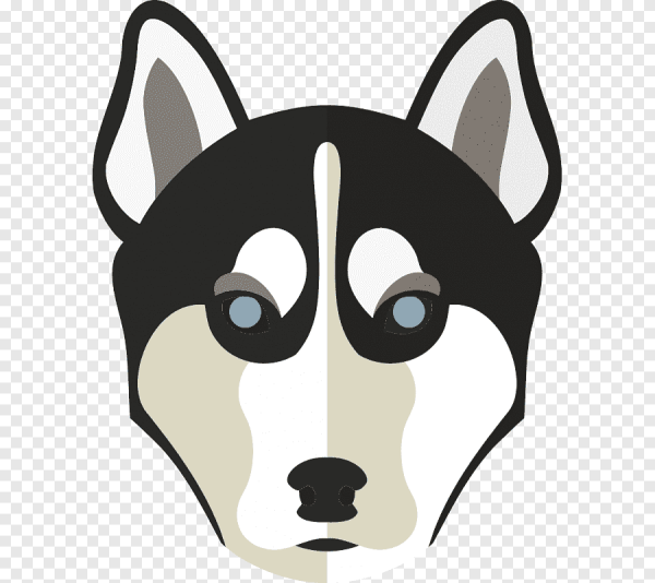 Маска собаки хаски