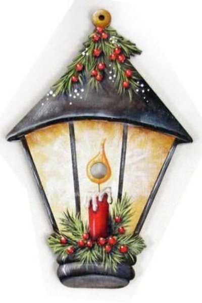 Новогодние фонарики для скрапбукинга