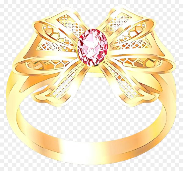 Кольцо на прозрачном фоне