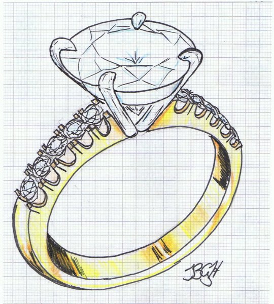 Кольцо рисунок