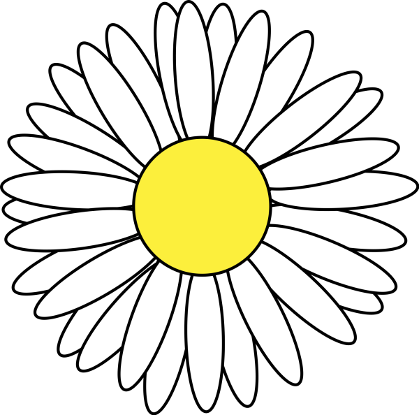 Ромашка контур