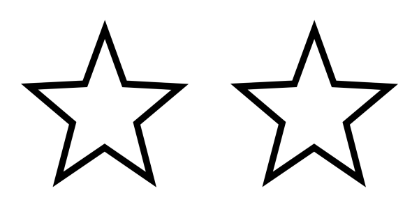 Звезда черно белая