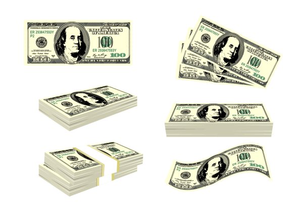 Доллар рисунок