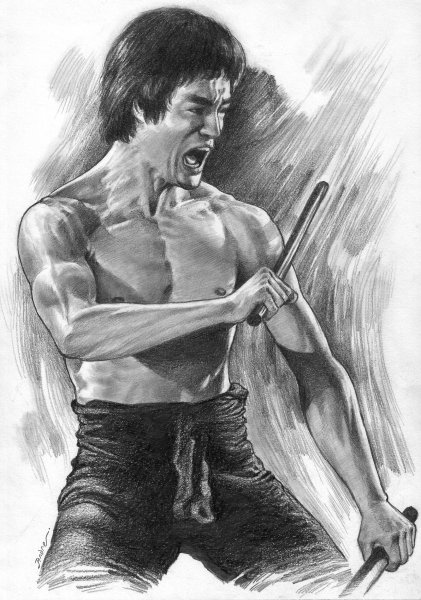 Bruce Lee рисунки