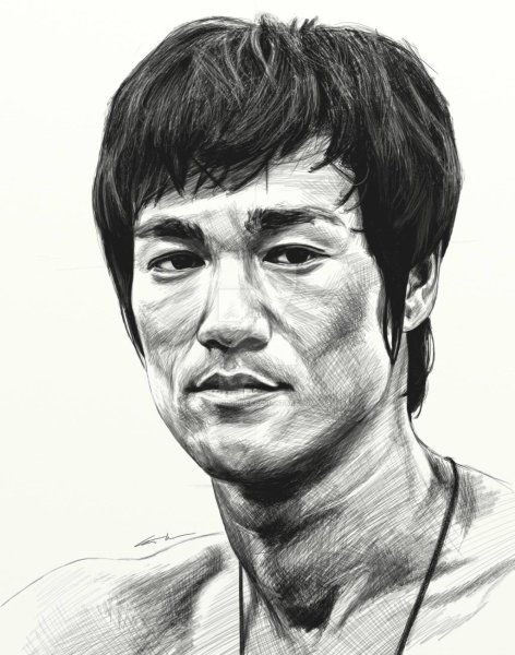 Брюс ли портрет